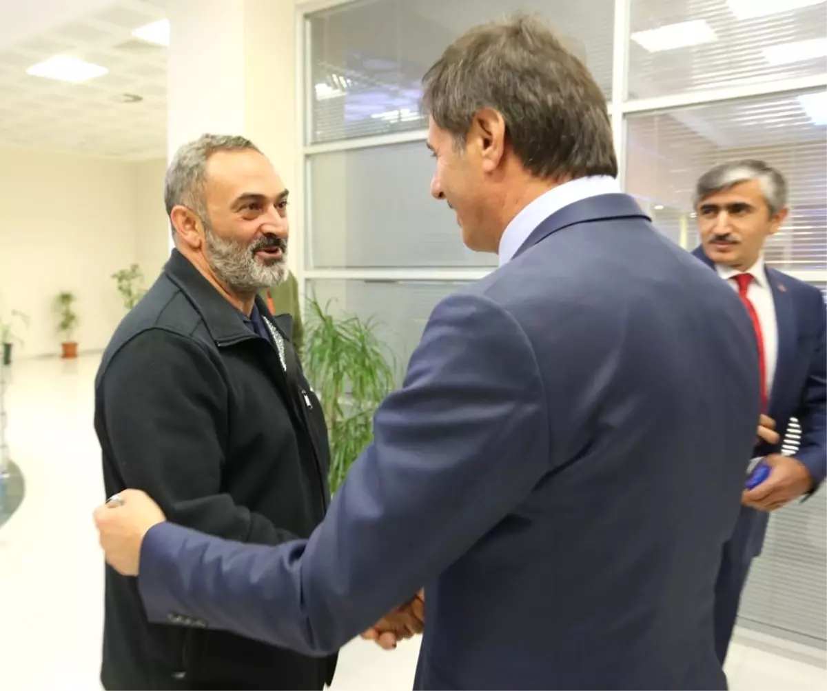 Dursun Ali Erzincanlı, Başkan Alemdar'ın Konuğu Oldu