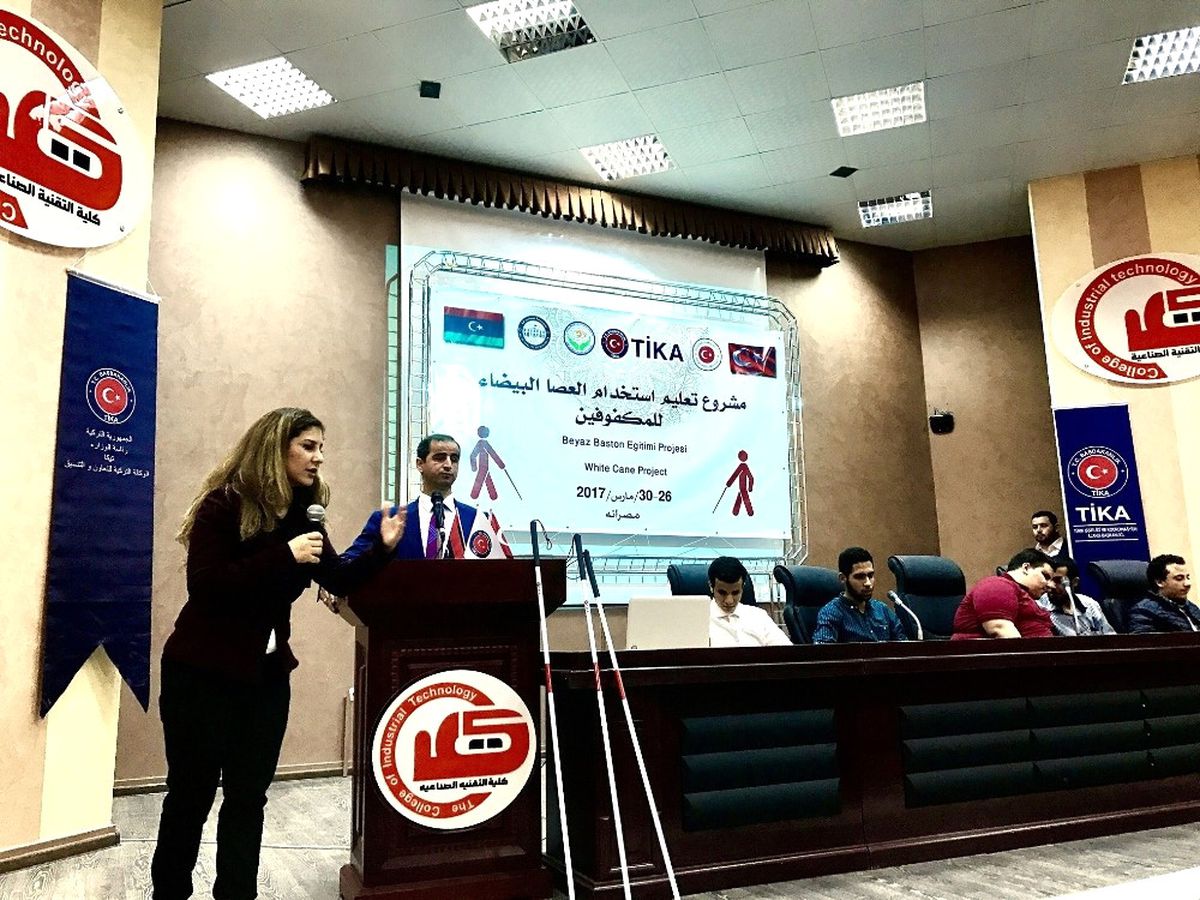 Tika'dan Libya'daki Görme Engelliler İçin Proje