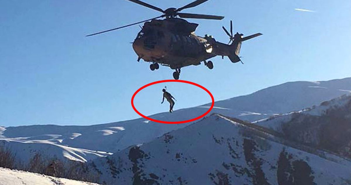 Asker, PKK'nın İnlerine Tepeden Daldı