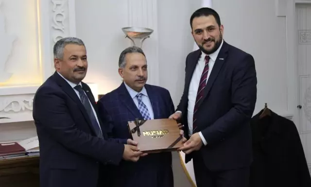 Müsiad Heyetinden Mustafa Yalçın'a Ziyaret