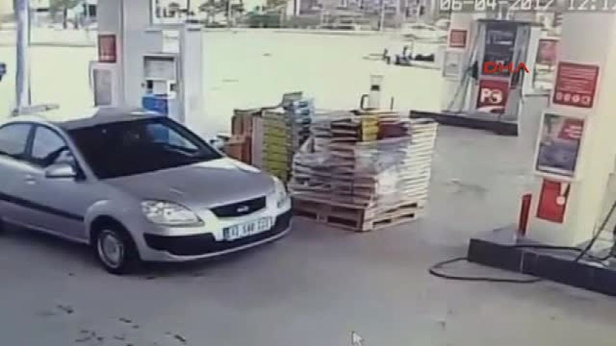 Nizip'te Trafik Kazası Kamerada