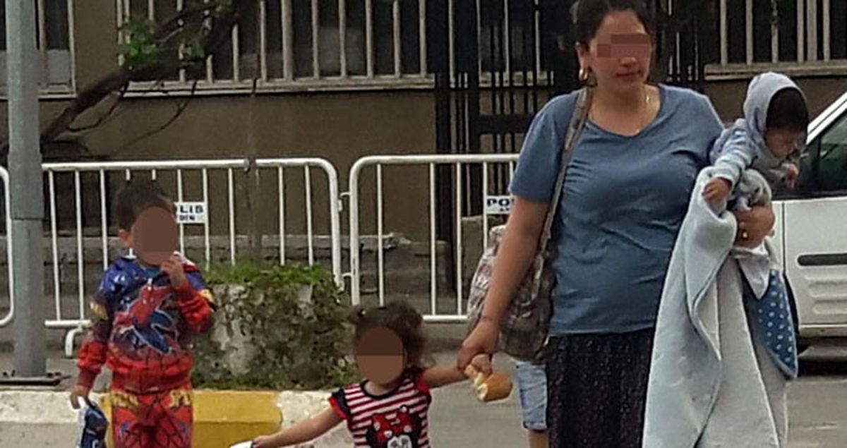 43 Suçtan Aranan Anne, 4 Çocuğuyla Yakalandı
