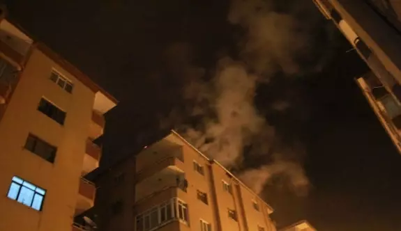 Biga'da Çatı Yangını