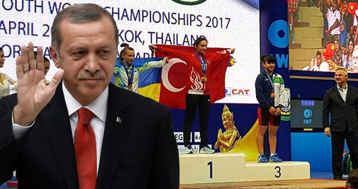 Cumhurbaşkanı Erdoğan, Halterde Dünya Şampiyonu Olan Nuray Levent'i Kutladı