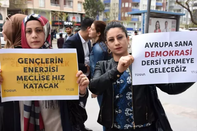 Tügva'dan 'Türkiye İçin Evet' Yürüyüşü Tügva'dan 'Türkiye İçin Evet' Yürüyüşü