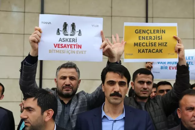 Tügva'dan 'Türkiye İçin Evet' Yürüyüşü Tügva'dan 'Türkiye İçin Evet' Yürüyüşü