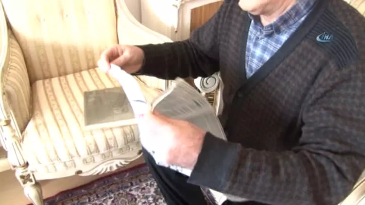1976 Yılında İpeğe Bastırılan Gazeteye 41 Yıldır Gözü Gibi Bakıyor
