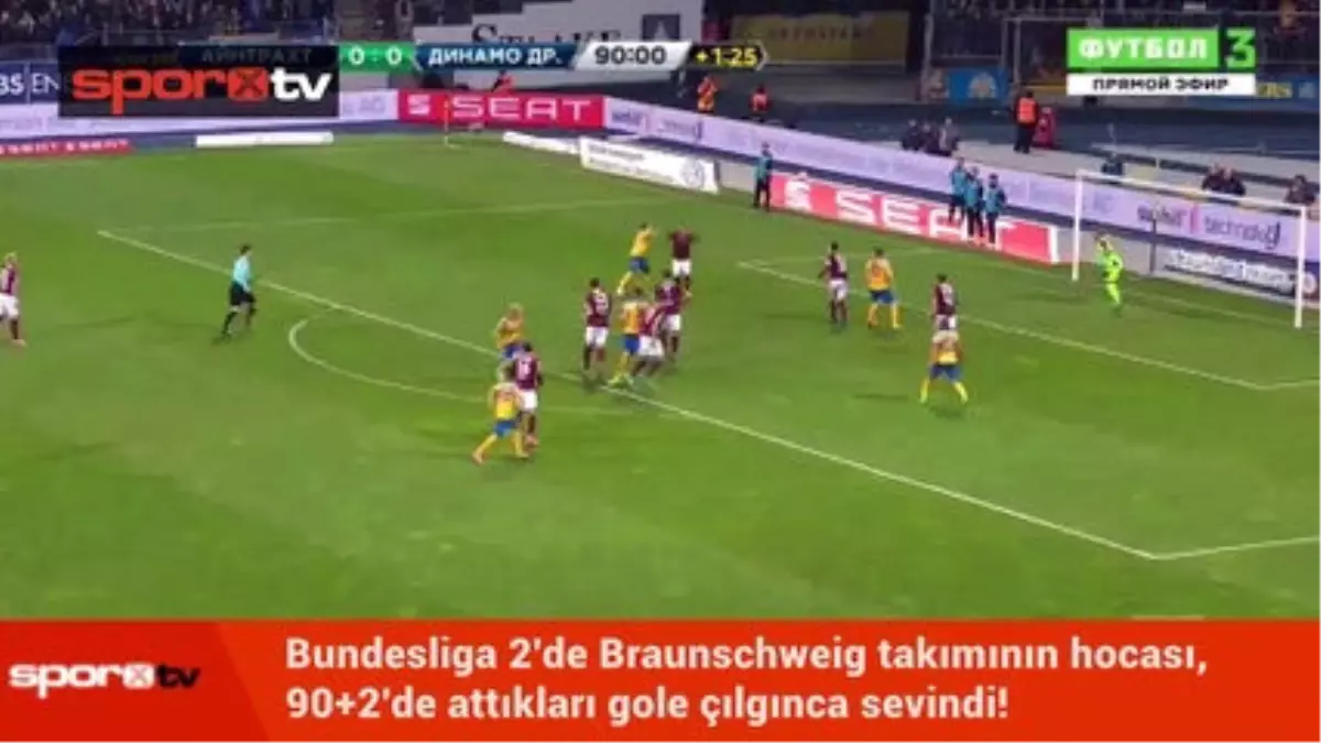 Teknik Direktörden 90+2'de Gelen Gole Çılgın Sevinç!