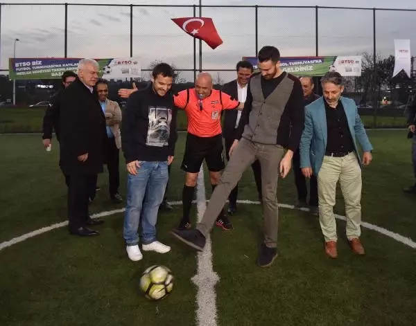 Btso Biz Futbol Turnuvası'na Bursasporlu Futbolculardan Destek