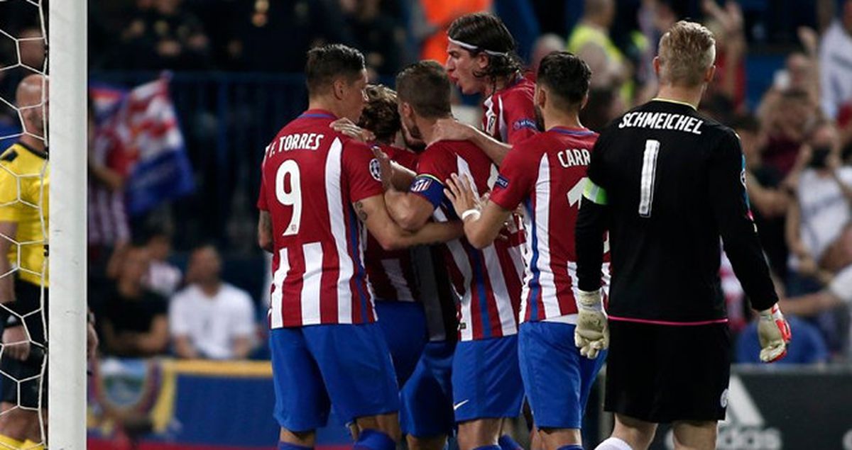 Şampiyonlar Ligi'nde Atletico Madrid, Leicester City'i 1-0'la Geçti