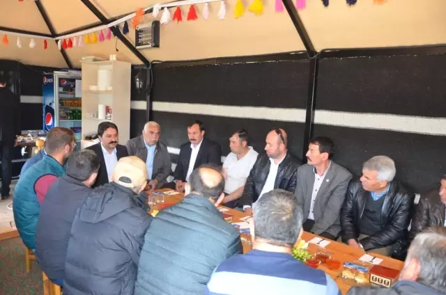 Başkan Kalın Çiftçilerle Buluştu Başkan Kalın Çiftçilerle Buluştu