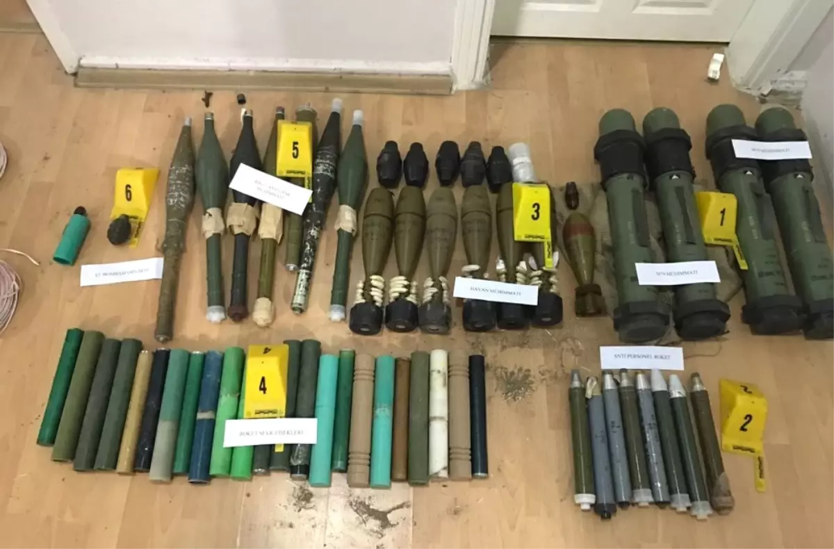 Mardin'de Çok Sayıda Silah ve Mühimmat Ele Geçirildi