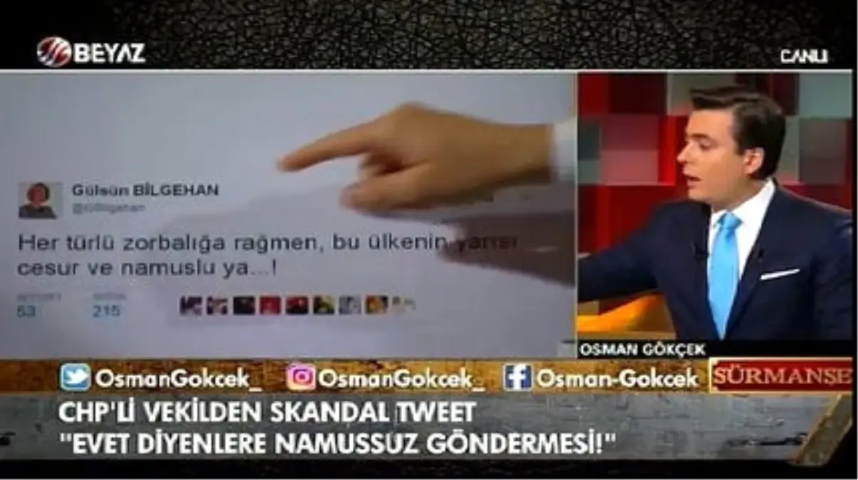 Osman Gökçek: Gülsün Bilgehan İstifa Edin