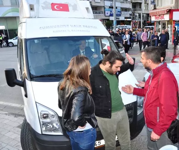 Ysk Protestosunda CHP'liler Arasında Gerginlik Ysk Protestosunda CHP'liler Arasında Gerginlik