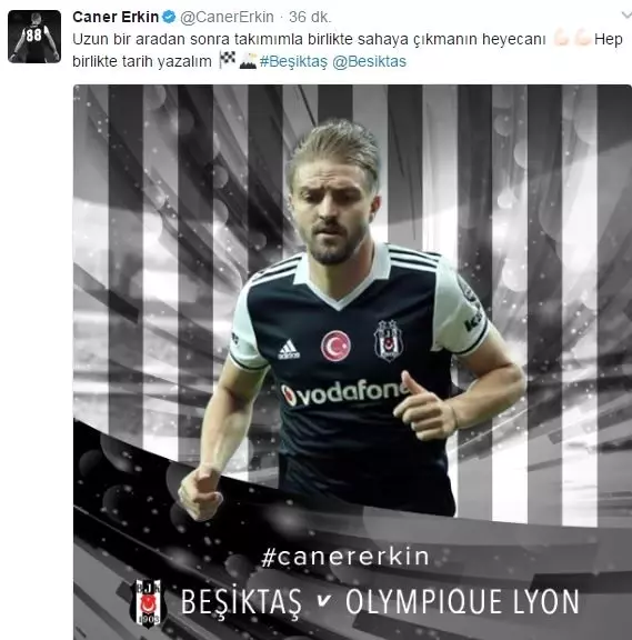 Caner Erkin'in Forma Heyecanı