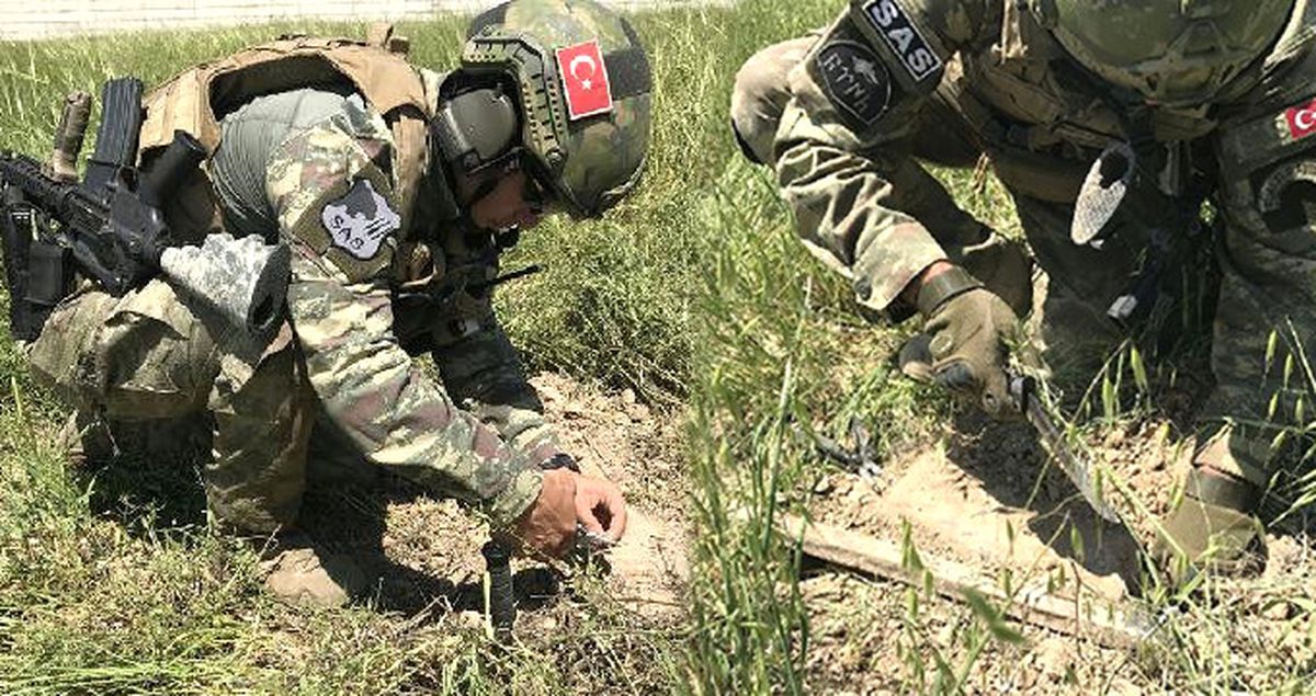 SAS Komandoları Cerablus'ta El Yapımı Patlayıcıları Elleriyle İmha Ediyor