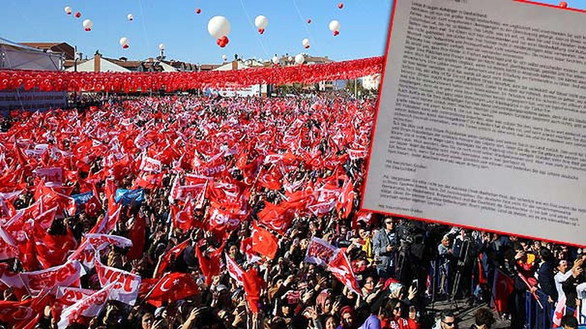 Almanya'da Yaşayan Türklere Skandal Mektup: Erdoğan'ı Destekleyenler Ülkeyi Terk Etsin