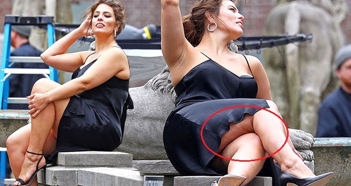 Cesur Pozların Modeli Ashley Graham, Selütlerini Yine Saklamadı