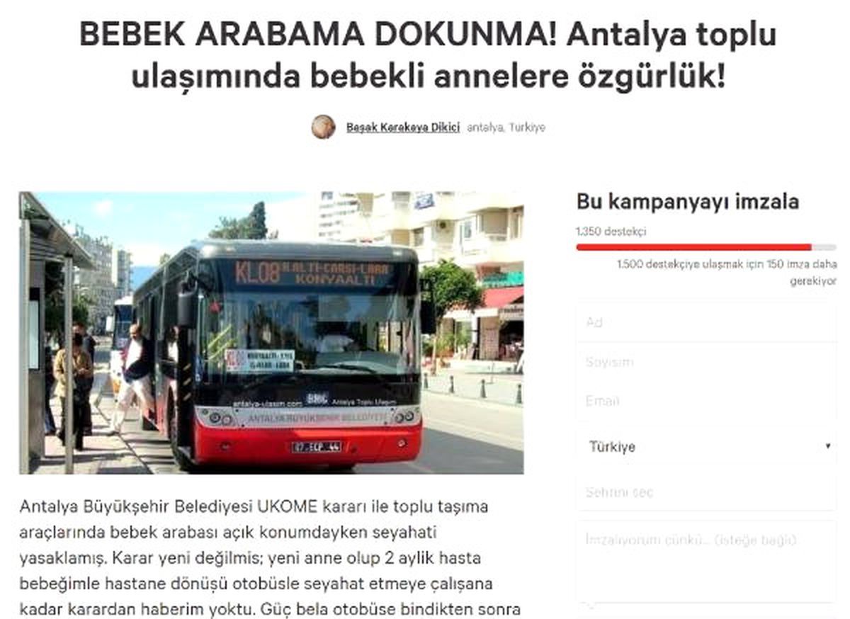 Antalyalı Annelerin 'Bebek Arabası' İsyanı