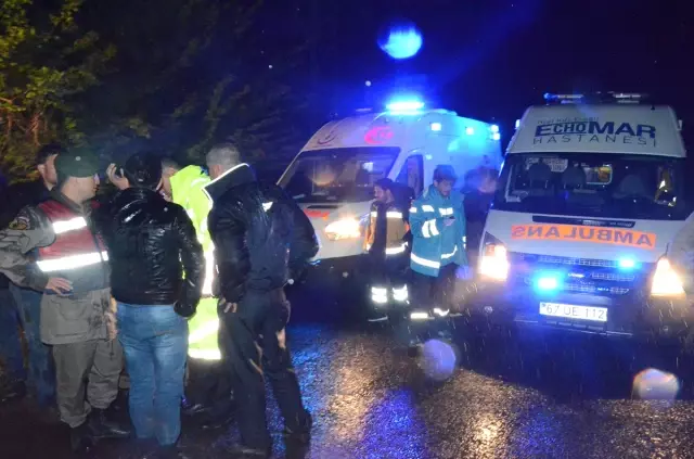 Zonguldak'ta Cenaze Dönüşündeki Kaza
