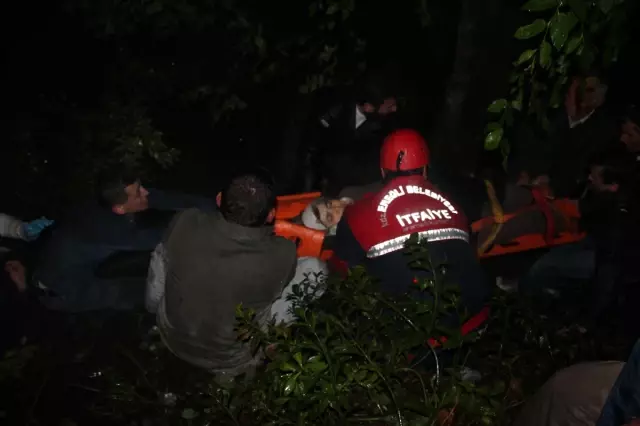 Zonguldak'ta Cenaze Dönüşündeki Kaza
