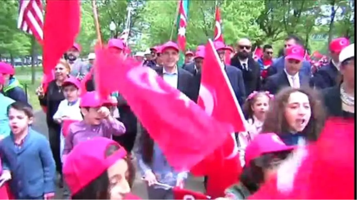 Beyaz Saray Önünde Başladı 5 Bin Türk Katıldı