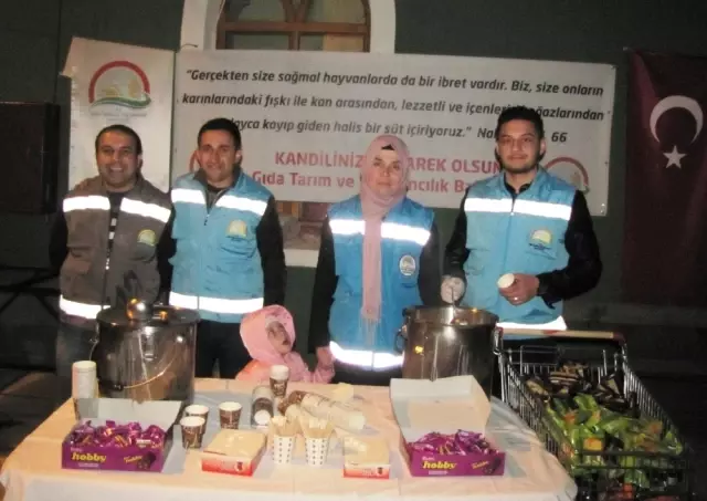 Hisarcık İlçe Gıda Tarım ve Hayvancılık Müdürlüğünden Sıcak Kandil Sütü