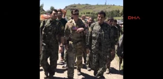 Diyarbakır Kırmızı Liste Ile Aranan PKK'lı Terörist, ABD'li Komutanın Yanında