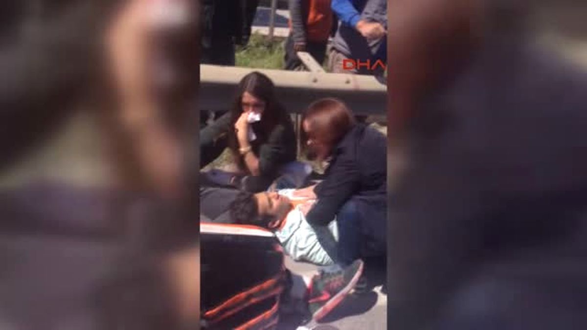 Öğrenci Servisindeki Patlama Sonrası Yaşanan Dehşet Anları Kamerada