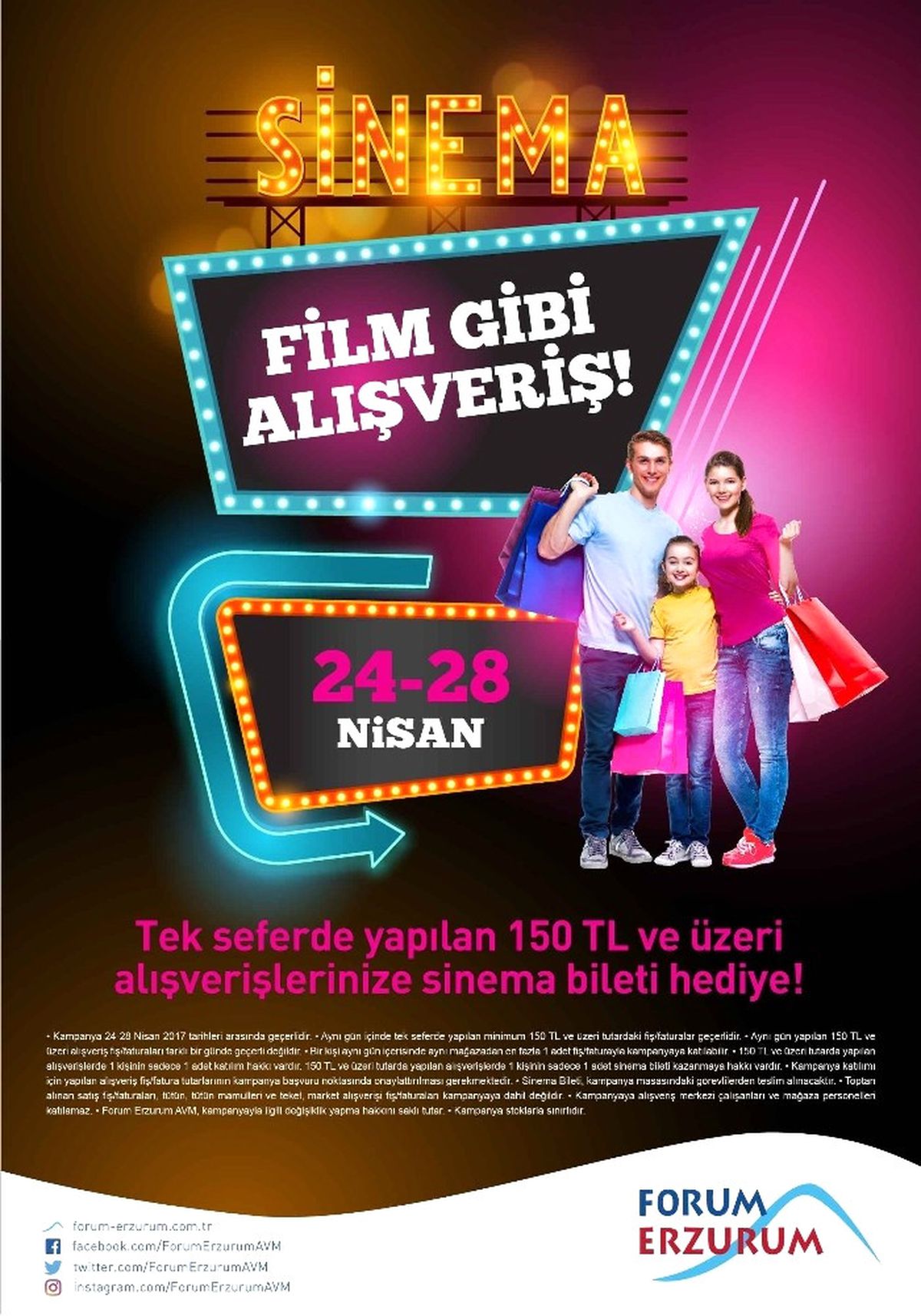 Forum Erzurum'dan Film Gibi Alışveriş