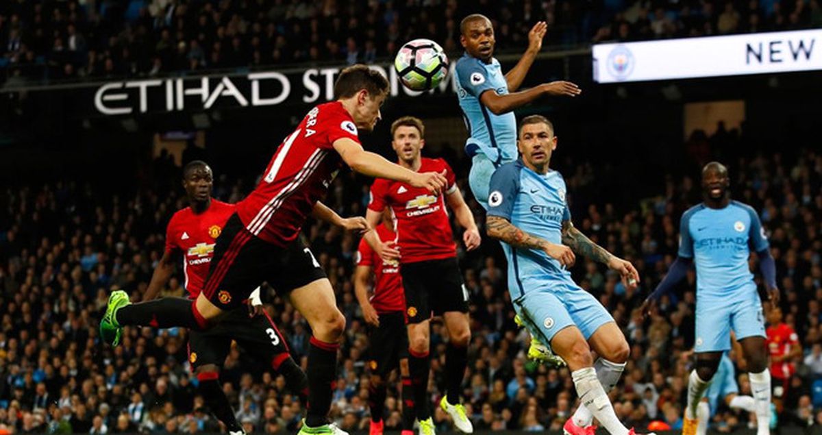 Premier Lig'de Manchester City ile Manchester United 0-0 Berabere Kaldı