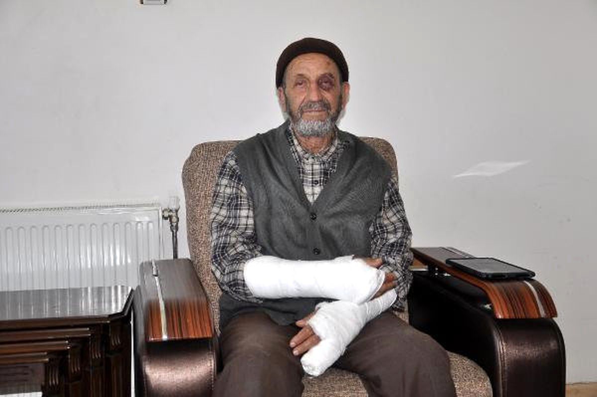 Yaşlı Amcaya 'Sen Bizim Ailemize Laf Etmişsin' Dediler, İki Kolunu Kırdılar