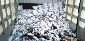 Erzincan da Bin 890 Paket Kaçak Sigara Ele Geçirildi