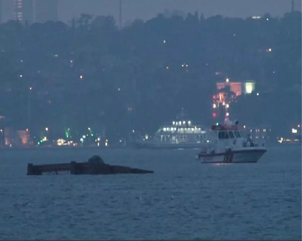 Dha İstanbul - Bir Geminin Çektiği Barç Beykoz Açıklarında Battı