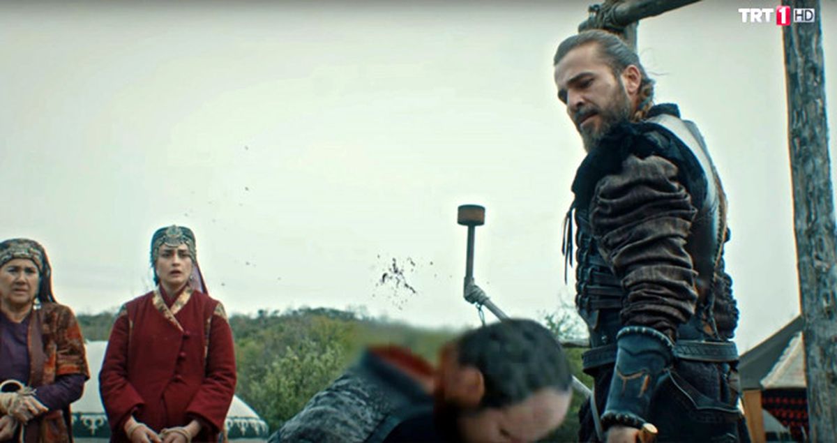 Diriliş'e Damga Vuran Sahne! Ertuğrul, Ural Bey'i Öldürdü
