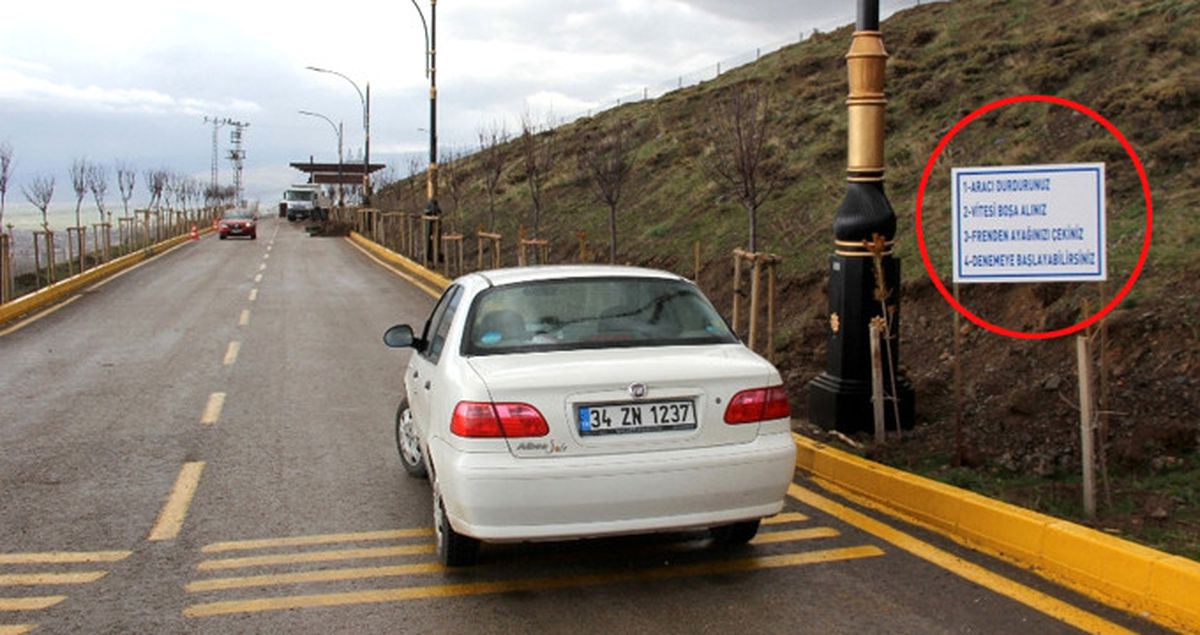 Araçların Kendiliğinden Rampa Çıktığı Yolu Test Etmek İsteyenler Erzurum'a Akın Ediyor