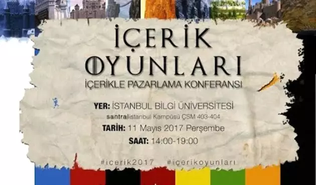 İçerikle Pazarlama Konferansı 11 Mayıs'ta Bilgi Üniversitesi'nde
