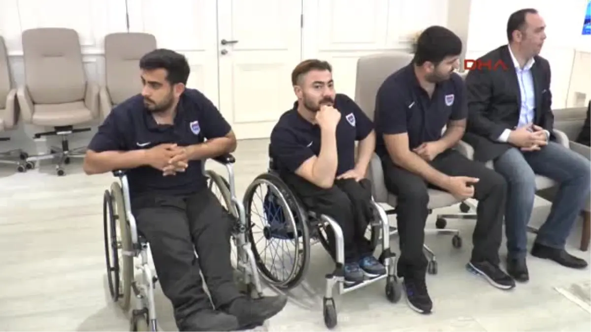 Gaziantep Engelli Basketbolculardan, Şahin'e Ziyaret