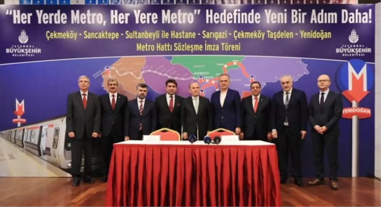 İstanbul'a Yeni Metro İçin İmzalar Atıldı