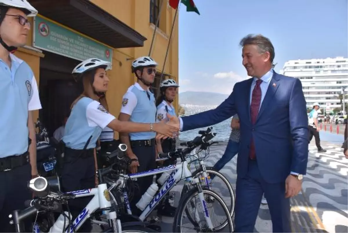 Kordon Ve Sahili Bisikletli Marti Polisleri Koruyacak Izmir