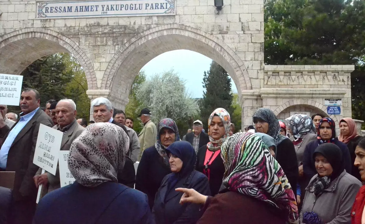 Mahalle Sakinlerinin 'Park' Eylemi