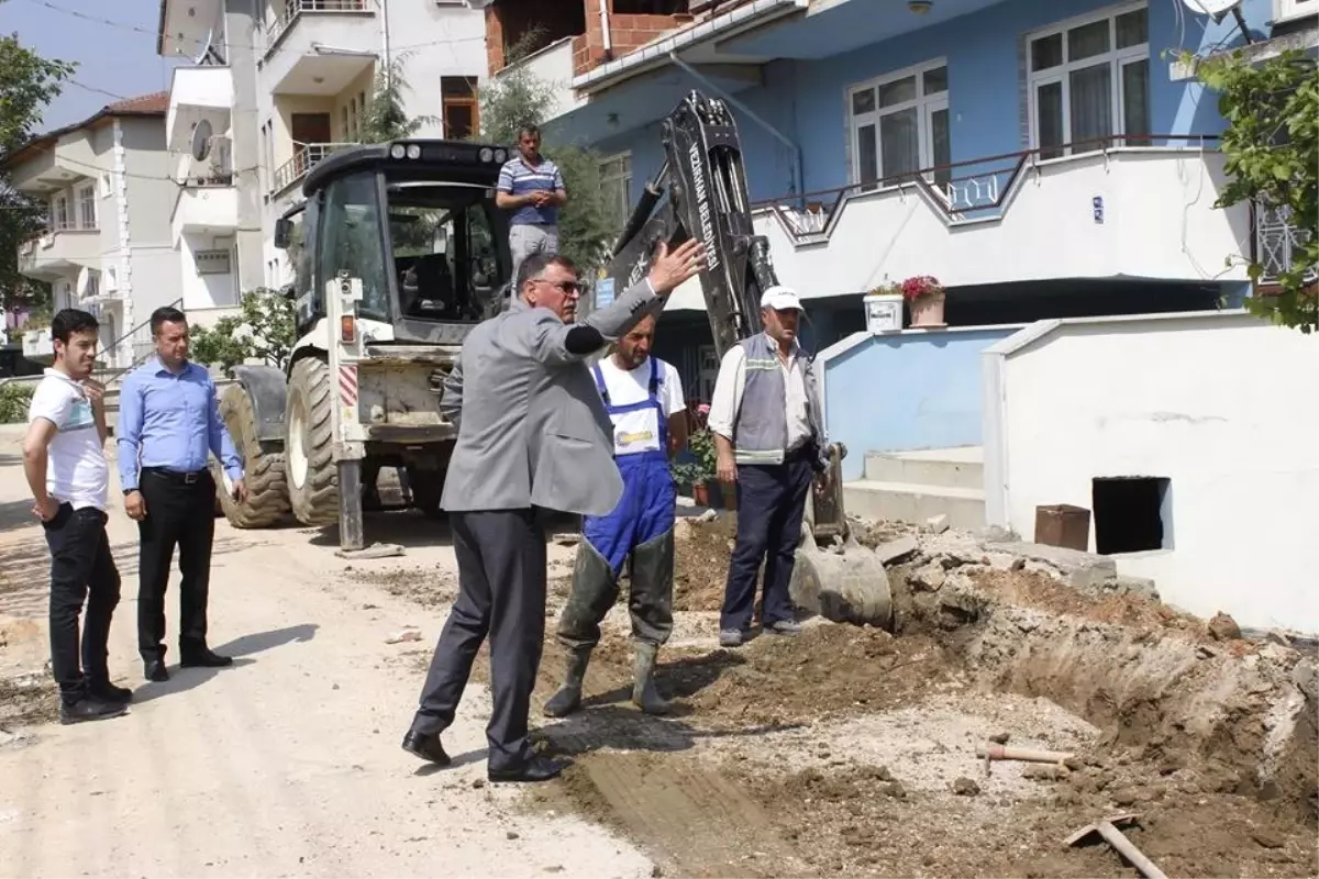 Vezirhan'da Elektrik Hatları Yer Altına Alınıyor