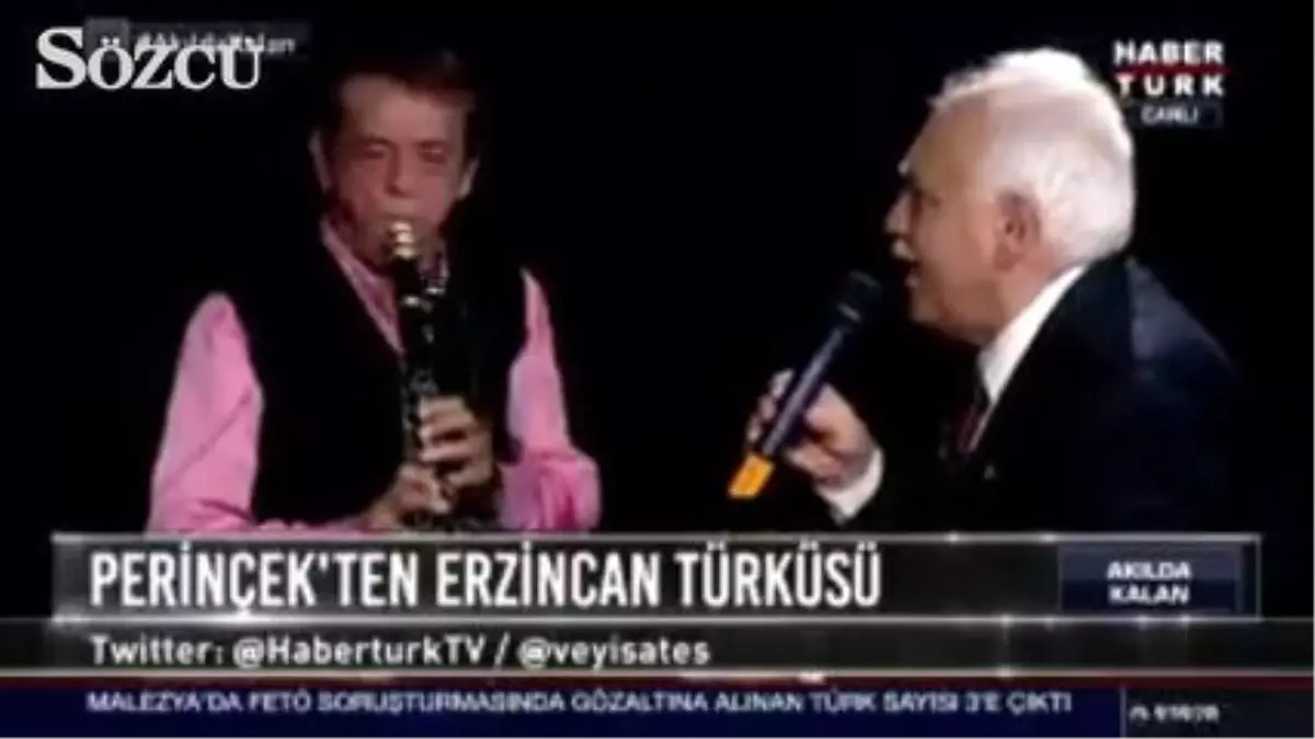 Perinçek'ten Erzincan Türküsü