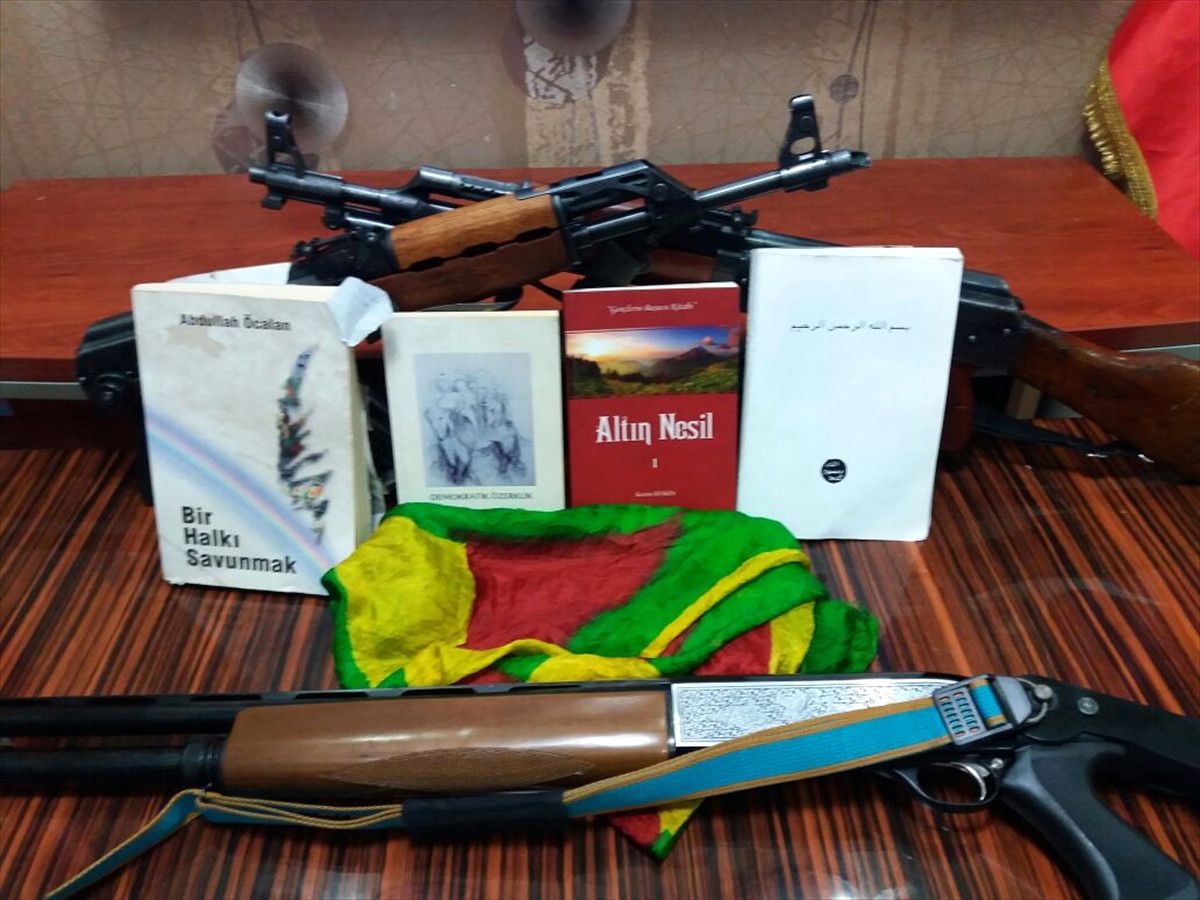 Fetö Şüphelisinin Evinde, PKK ve Deaş Materyalleri Bulunması