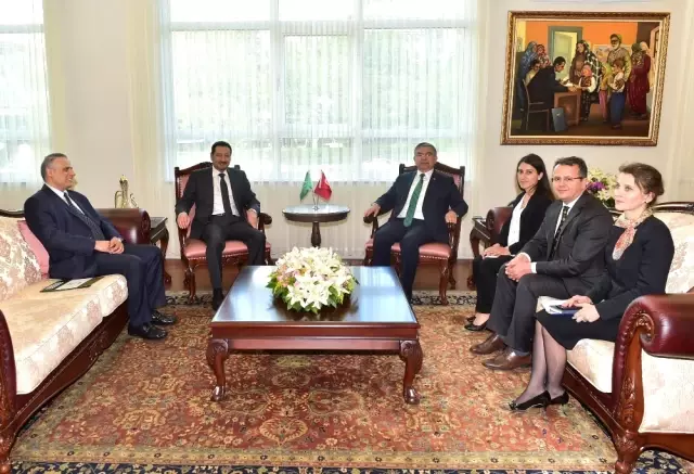 Bakan Yılmaz, Suudi Arabistan Büyükelçisi El-Hireyci'yi Kabul Etti