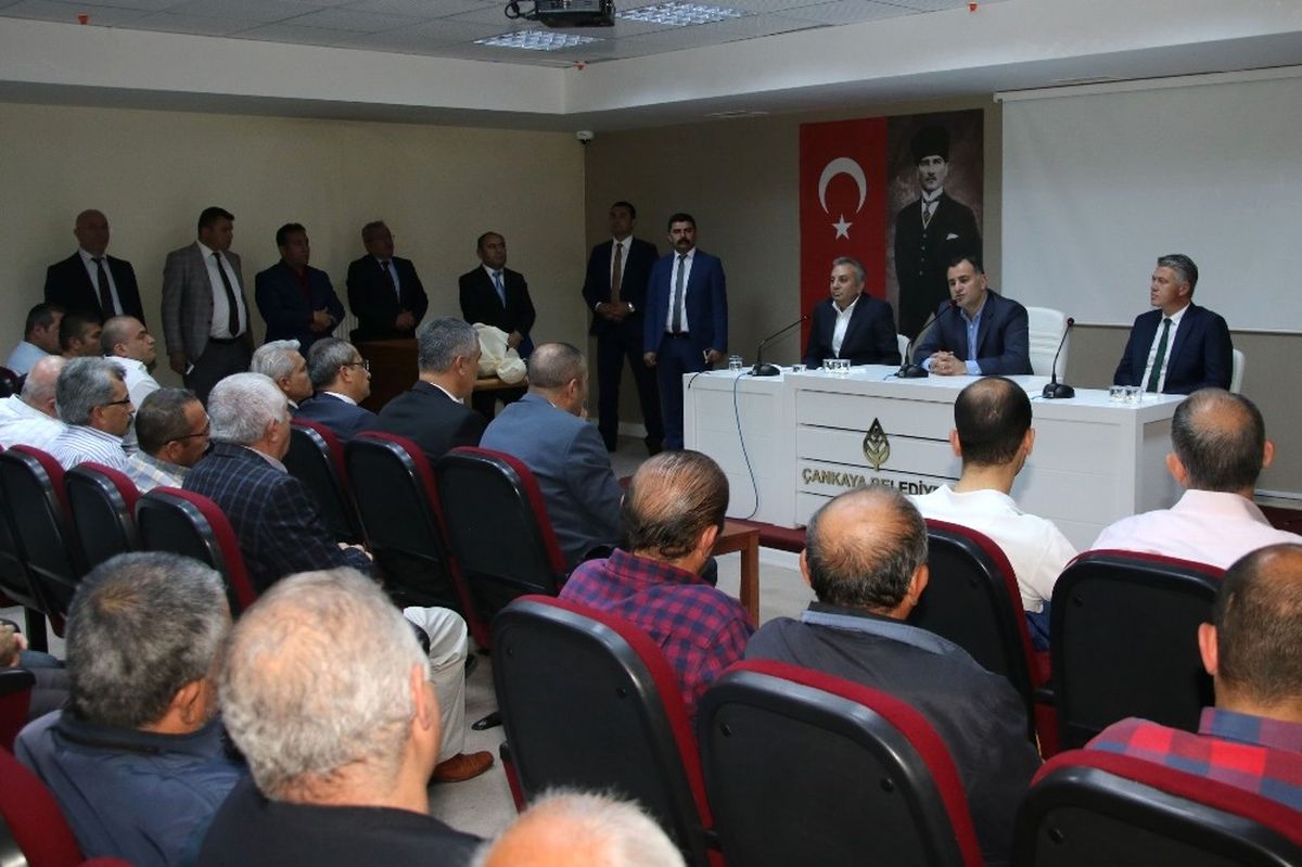 Çankayalı Taksicilerden Taşdelen'e Teşekkür Ziyareti