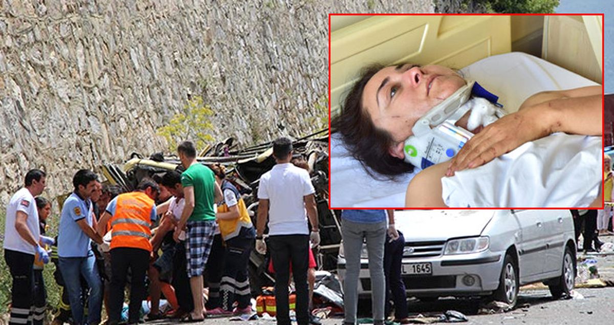 Muğla'daki Kazadan Yaralı Kurtulan Kadın: Fren Patladı, Kadınlar Feryat Figan Etti