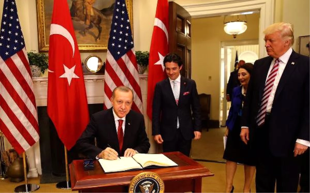 Erdoğan, Beyaz Saray Şeref Defterini İmzaladı Haber