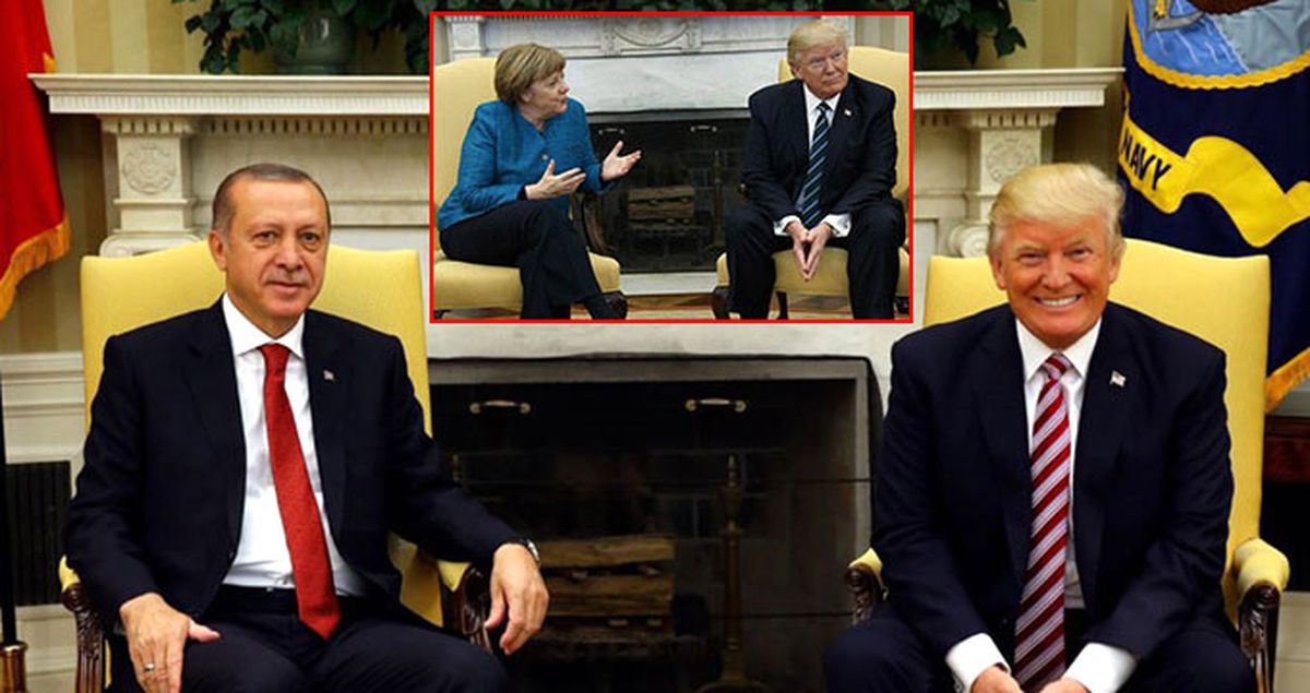 Merkel'in Elini Sıkmayan Trump, Erdoğan'a Misafirperverliğini Gösterdi