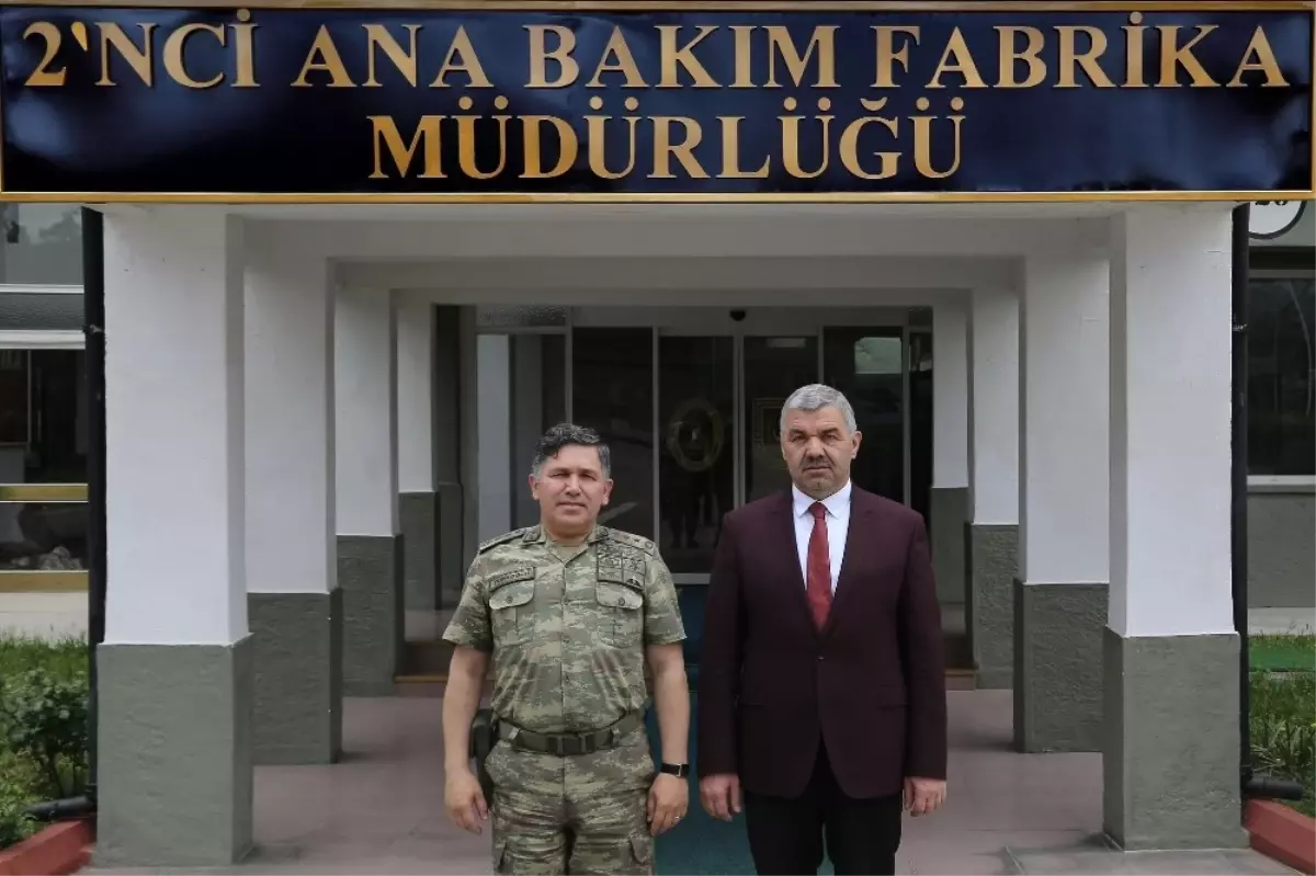 Başkan Çelik, 2. Ana Bakım Merkezi Komutanlığı'nı Ziyaret Etti